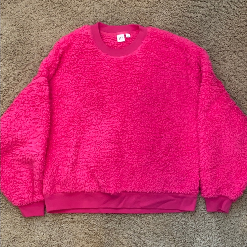 Gap fluffy Sherpa sweatshirt